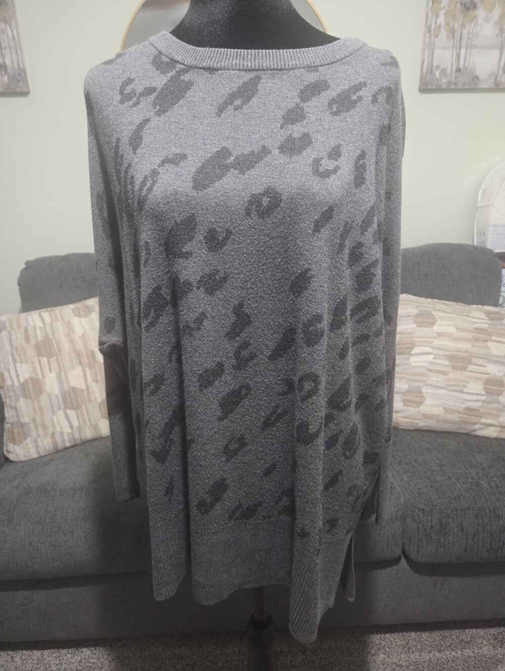 Wonderly Black Knit Crew Top
